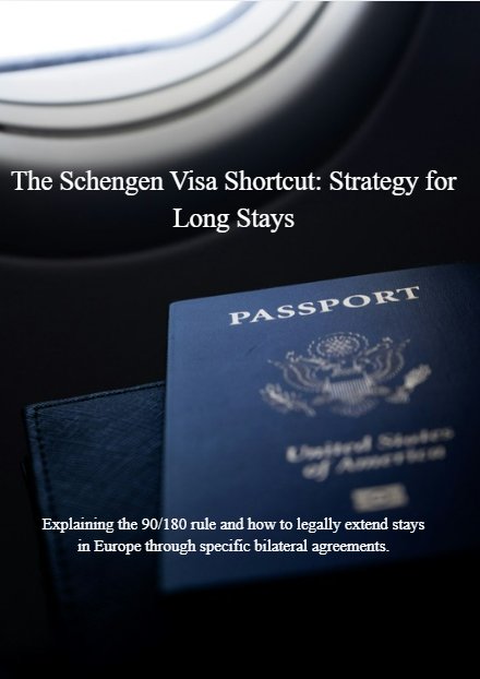 The Schengen Visa Shortcut: Strategy for Long Stays-Explaining the 90/180 rule and how to legally extend stays in Europe through specific bilateral agreements.